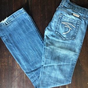 Frankie B. Low rise flare jeans